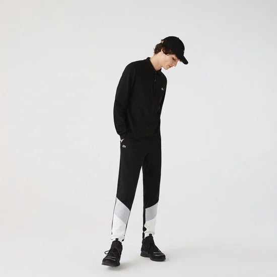 Lacoste Classic Fit polo lange mouw - zwart