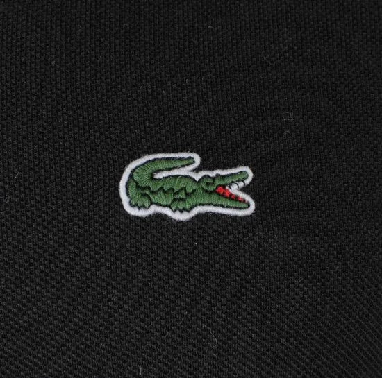 Lacoste Classic Fit polo lange mouw - zwart