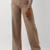 Object Objlisa Wide Pant Broeken Dames - Taupe - Maat 36