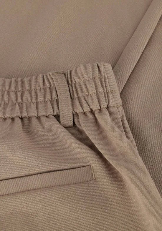 Object Objlisa Wide Pant Broeken Dames - Taupe - Maat 36