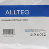 CAT 6 - U/UTP - Netwerk kabel - Afgeschermd - Gevlochten mantel - CU kern - 0.25 meter - Allteq