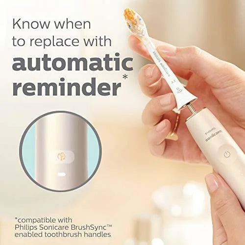Philips Sonicare Premium All-in-One (A3) vervangende tandenborstelkopjes, tandvleesverzorging, plaqueverwijdering, whitening, 4 borstelkopjes, wit, HX9094/65