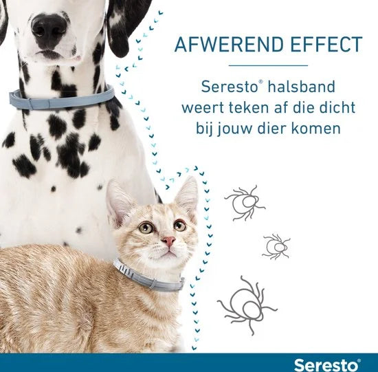Seresto Teken- En Vlooienband Small - Anti tekenmiddel - per stuk < 8 Kg