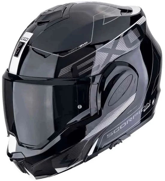 Scorpion EXO-TECH EVO TRAVELLER - Zwart / Wit