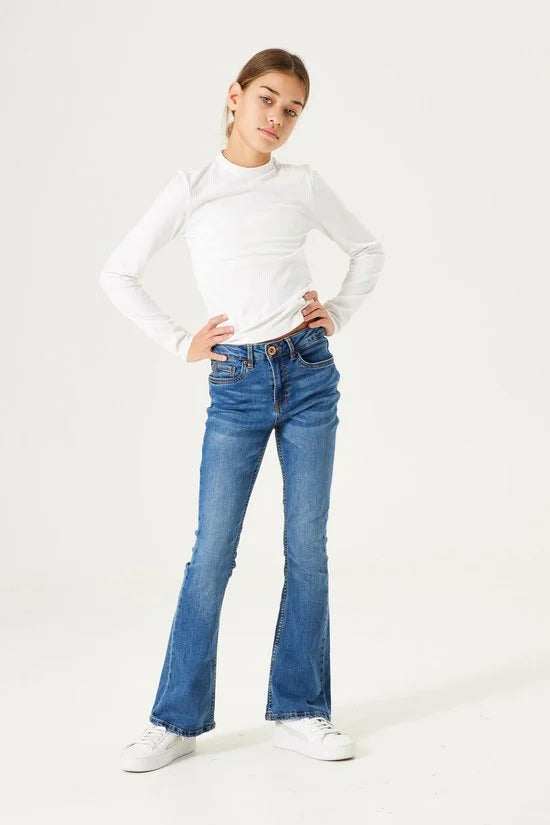 GARCIA Rianna Meisjes Flared Fit Jeans Blauw