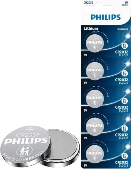 Philips - Knoopcel batterijen - CR2032 - 5 stuks
