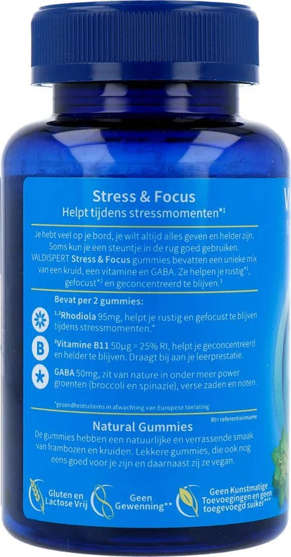 Valdispert Stress & Focus - Supplement - 45 gummies