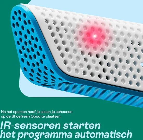 Shoefresh Opod Schoenverfrisser - Elektrische Schoendroger Tegen Geurtjes - Geurvreter voor Schoenen- Droge Schoenen - Schoendeodorant - Wit