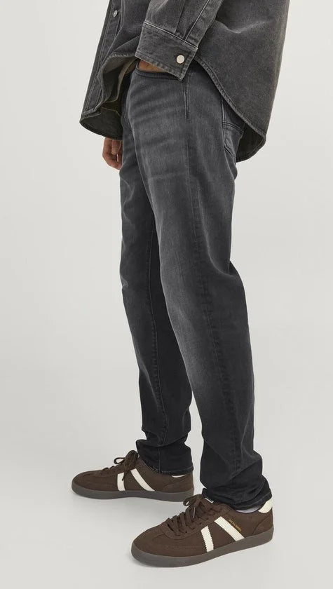 JACK & JONES Glenn Fox slim fit - heren jeans - zwart denim