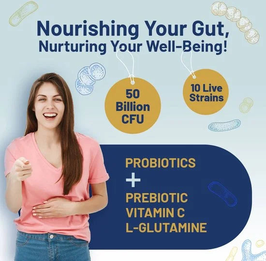 Bio Cultures Complex Probiotics and Prebiotics | 50 Billion CFU | 60 Capsules