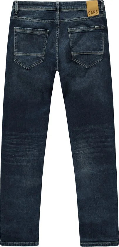 Cars Jeans - Heren Jeans - Heren - W30 X L34 - Blauw - Katoen - Blast-Kansas wash