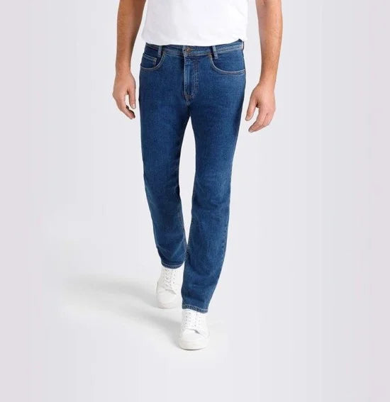 Mac Arne Jeans Light Used Blue - Maat W 32 - L 34 - Heren