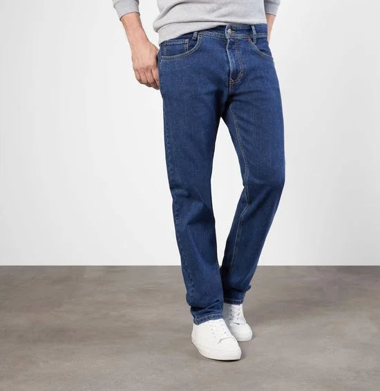 Mac Arne Jeans Light Used Blue - Maat W 32 - L 34 - Heren
