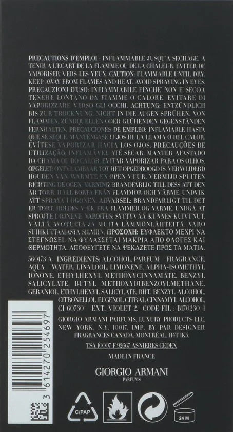 Giorgio Armani Acqua di Gio Profumo 125 ml Eau de Parfum - Herenparfum