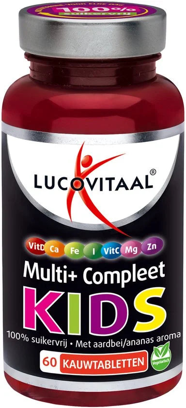 Lucovitaal - Multi+ kids - Kauwtabletten - 60 stuks