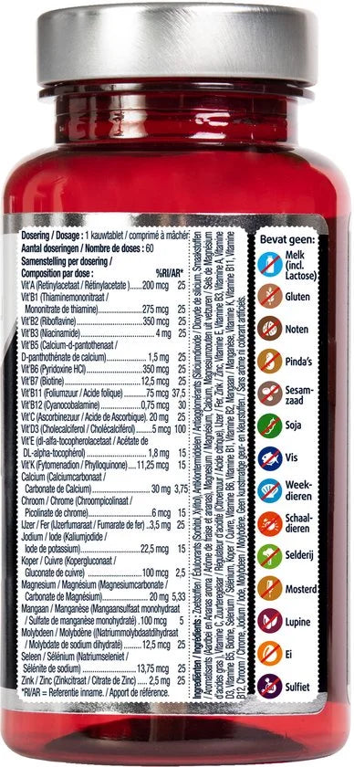 Lucovitaal - Multi+ kids - Kauwtabletten - 60 stuks