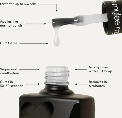 Mylee Gel Nagellak 10ml [It's A Match] UV/LED Gellak Nail Art Manicure Pedicure, Professioneel & Thuisgebruik [Sheer Nudes Range] - Langdurig en gema