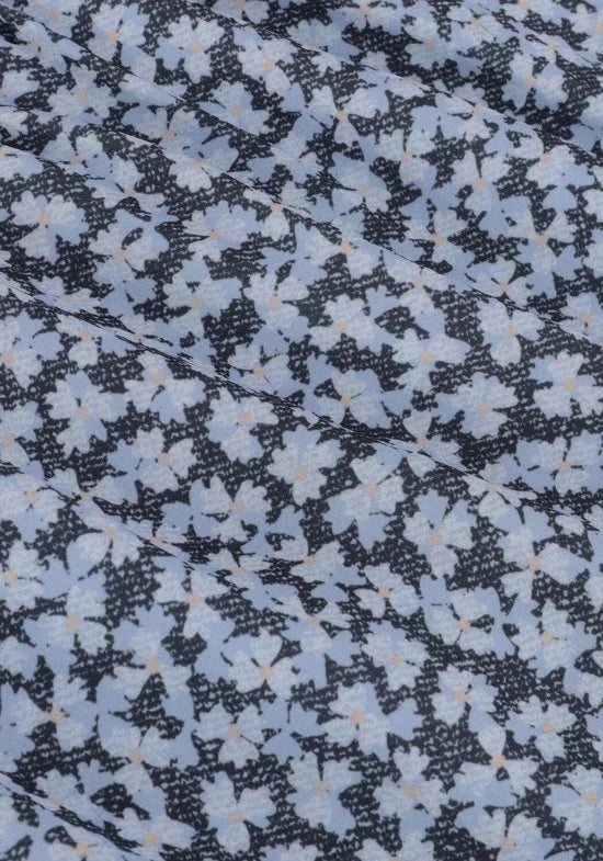 NoBell Meisjes spijker rokje - Ninez - Satijn blauw