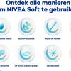 NIVEA Soft Bodycrème - Crème voor Lichaam en Gezicht - Hydraterende Gezichtscrème - Voordeelverpakking - 3 x 300 ml