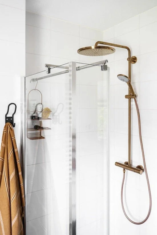 GROHE Euphoria XXL 310 Douchesysteem- regendouche - Ã¸ 31cm - met thermostaatkraan - sunset gold (mat brons) - 26075DL0
