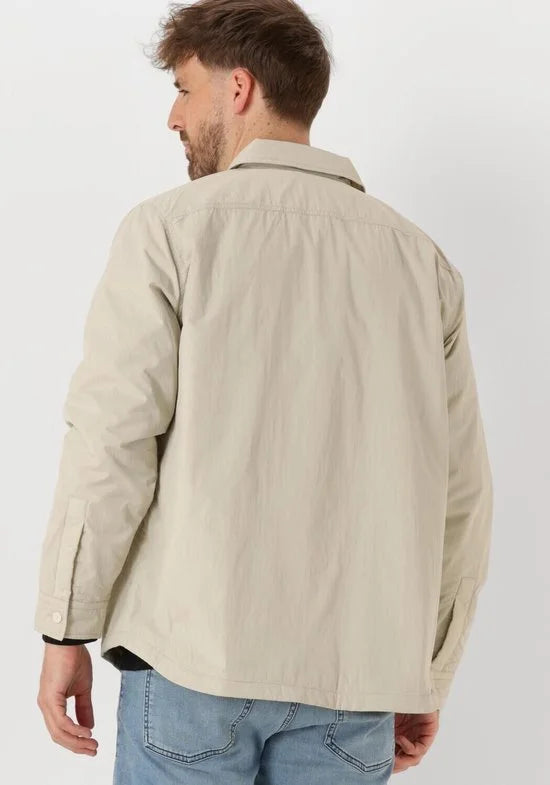 BOSS ORANGE Locky Overshirts Heren - Beige - Maat L