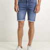 State of Art - Denim Shorts Donkerblauw - Heren - Maat 42 - Regular-fit