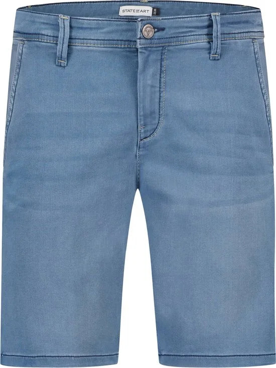 State of Art - Denim Shorts Blauw - Heren - Maat 40 - Regular-fit