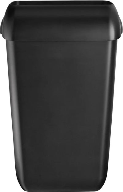 Afvalbak Quartzline open inworp 43 liter zwart 441454
