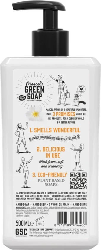 Handzeep Orange & Jasmijn 500ml