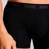Puma Lange short - 002 Black/Grey - maat M (M) - Heren Volwassenen - Katoen/elastaan- 701226820-002-M