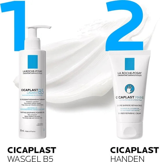 La Roche-Posay Cicaplast Handcrème - voor Droge, Geïrriteerde Handen met Kloven - 50ml