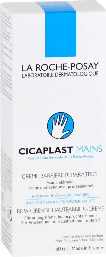La Roche-Posay Cicaplast Handcrème - voor Droge, Geïrriteerde Handen met Kloven - 50ml
