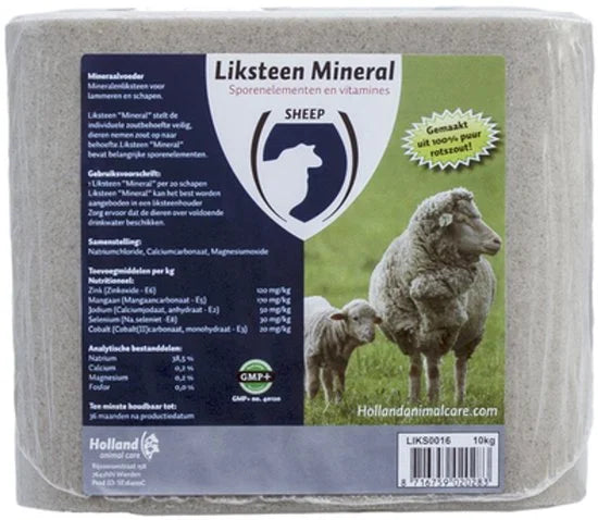Excellent Liksteen 10 kg - Liksteen paard - Mineralen liksteen - Liksteen schaap - Rotszout