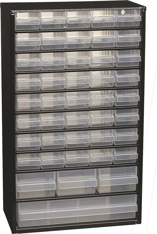 Raaco - Metalen ladekast - Met 44 laden - Incl. 10 tussenschotten