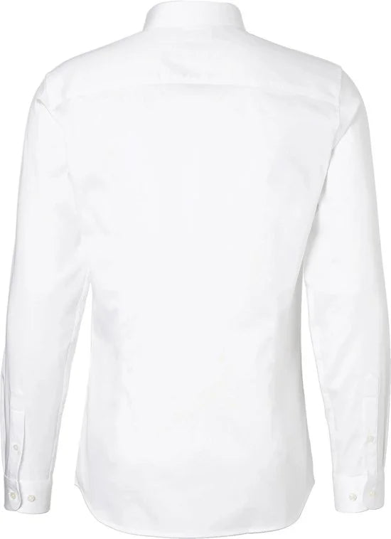 BRASJAS wit overhemd heren - Regular fit - Maat M