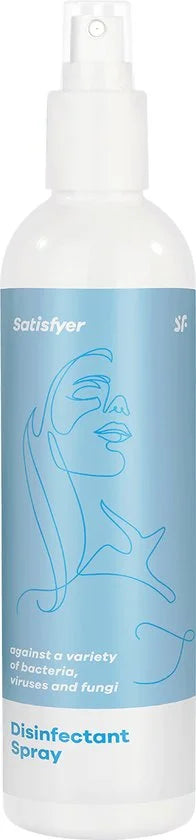Satisfyer Women desinfectiespray, 300 ml, alcoholvrije formule, perfect voor alle Satisfyer-speeltjes, zachtaardig