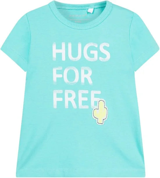 Name It T-shirtje Detimo pool blue  -  Maat  56