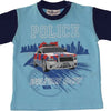 Fun2Wear - Politie Shortama Baby | Dress Blues - Katoen - Maat 74