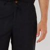 Anerkjendt Aklt James Cot/linen Ela Shorts Broeken Heren - Zwart - Maat S
