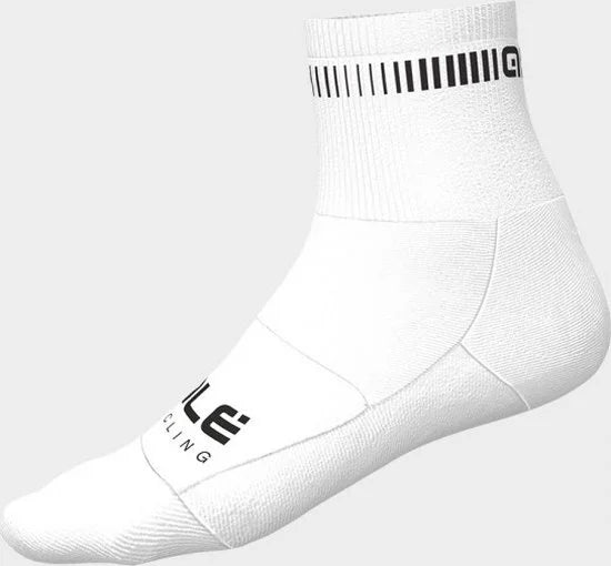 Alé Socks Logo Q-Skin - Wit-zwart - 40-43
