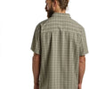 Jack Wolfskin MESETA SHIRT M Heren Outdoorshirt - CHECK stone - Maat S