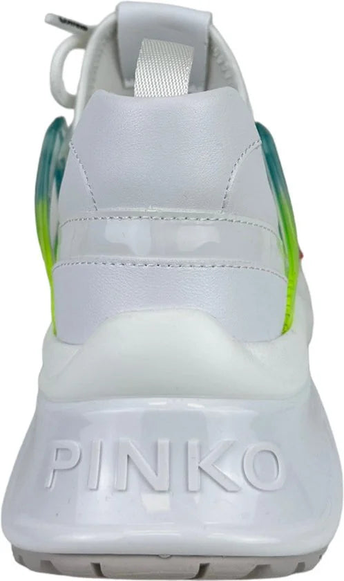 Pinko Ariel 1.0 Sneaker Lage sneakers - Leren Sneaker - Dames - Wit - Maat 39