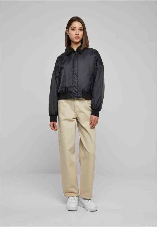 Urban Classics - Pilot Bomber jacket - L - Zwart