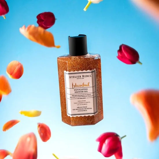 Istanbul Douchegel met Scrub (250ml) Atelier Rebul - Kruidige Geur - Natuurlijk - Voor alle Huidtypes