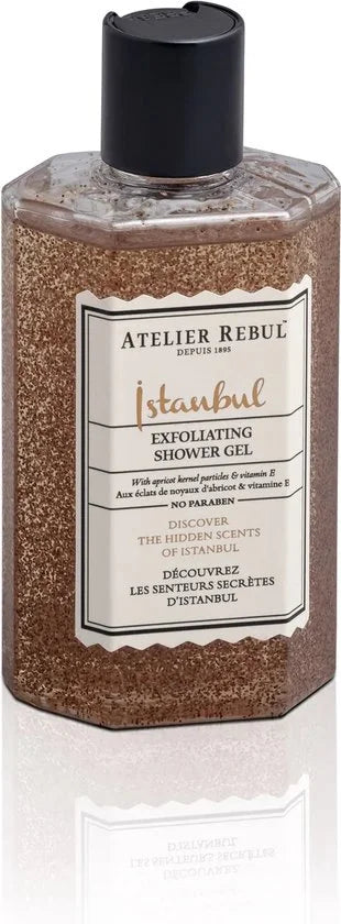 Istanbul Douchegel met Scrub (250ml) Atelier Rebul - Kruidige Geur - Natuurlijk - Voor alle Huidtypes