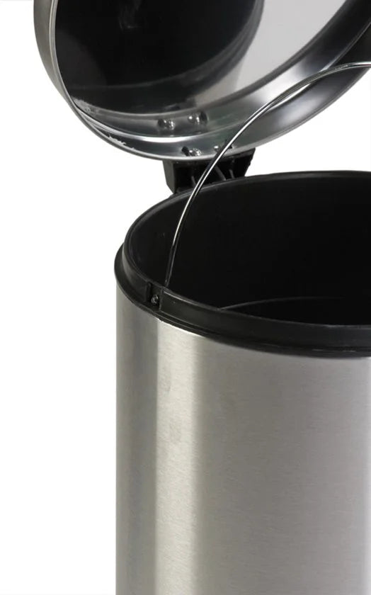 V-Part - Pedaalemmer 30 liter - Stainless steel - mat RVS - Prullenbak