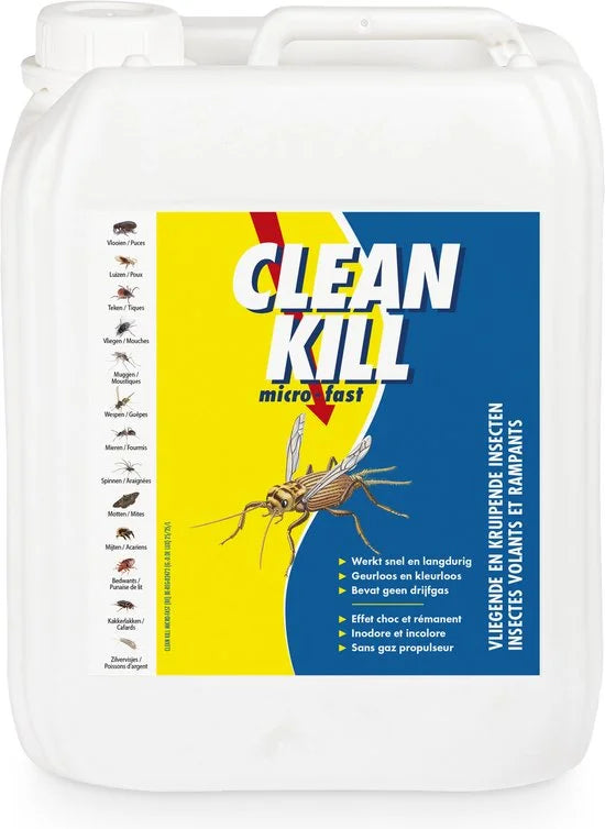 Clean Kill Micro-Fast - Insecticide Spray - 2,5 L