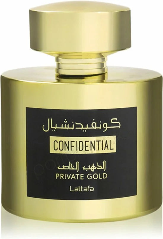 Lattafa - Confidential private gold eau de parfum 100ml