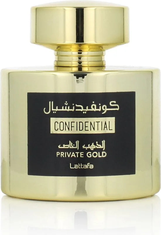 Lattafa - Confidential private gold eau de parfum 100ml