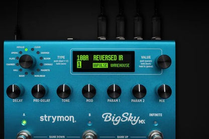 Strymon Big Sky MX - Dual engine multi reverb - Blauw